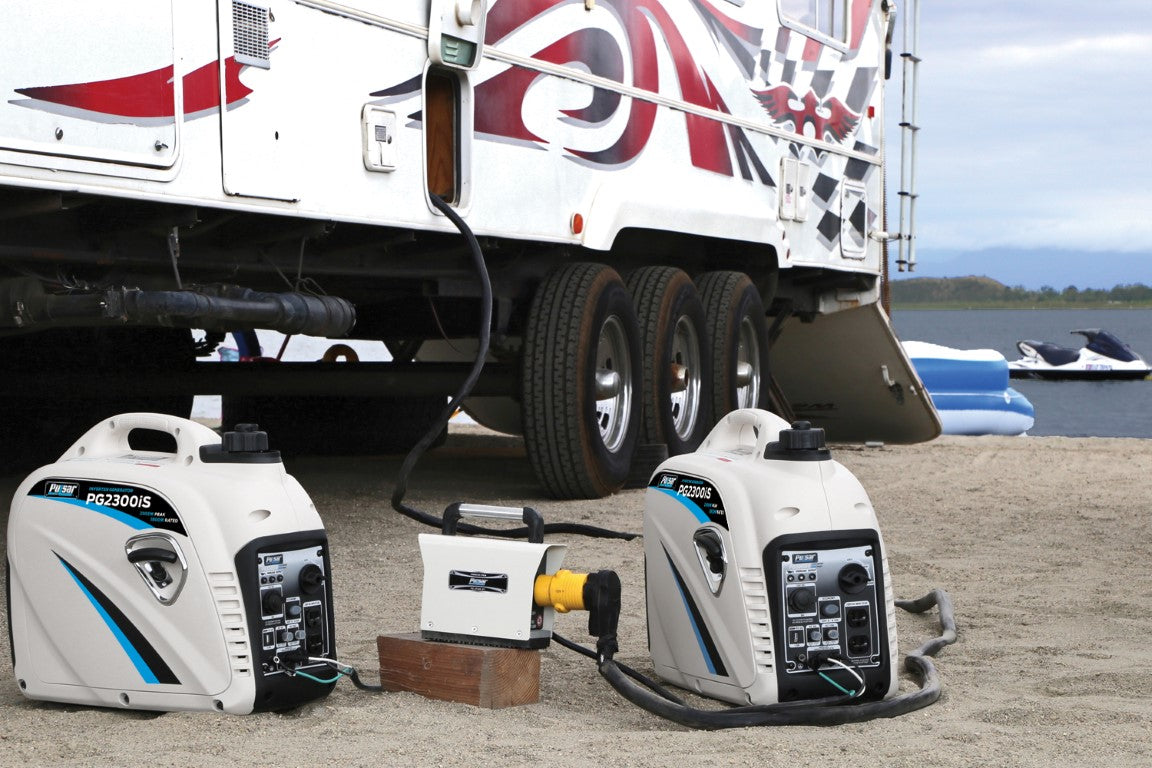 Pulsar 2,300W Portable Gas-Powered Inverter Generator with USB Outlet & Parallel Capability