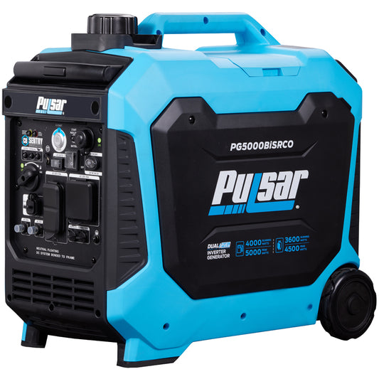 Pulsar 5000-Watt Dual Fuel Inverter Generator with Remote Start and CO Sentry