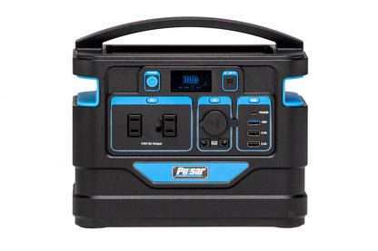 Pulsar 500 Watt Lithium-Ion Portable Power Station with LCD Display and Wireless Charging Pad