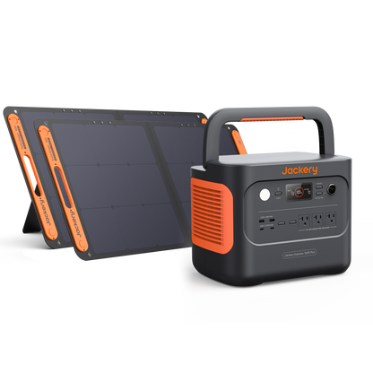 Jackery Solar Generator 1000 Plus  With 2 Solar Saga  100